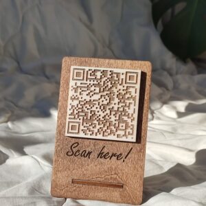 QR KOD drveni
